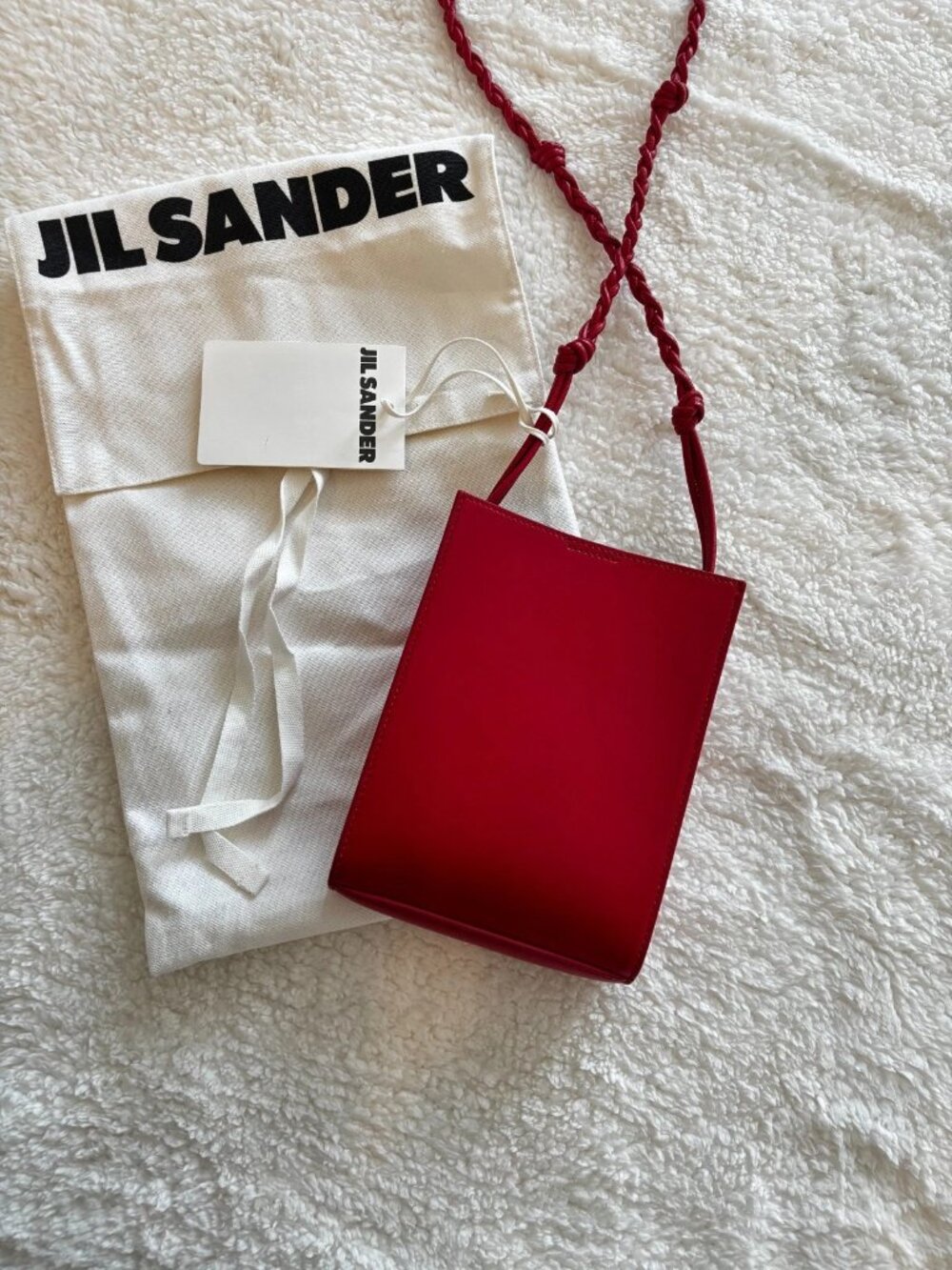 Jil Sander Tangle Small Bag in Red - Picture 11 of 11